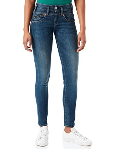 Herrlicher Women's Slim Jeans Pearl Slim, Blue (Deep Water 831), 25W / 30L (Manufacturer size: 25W / 30L) on sale